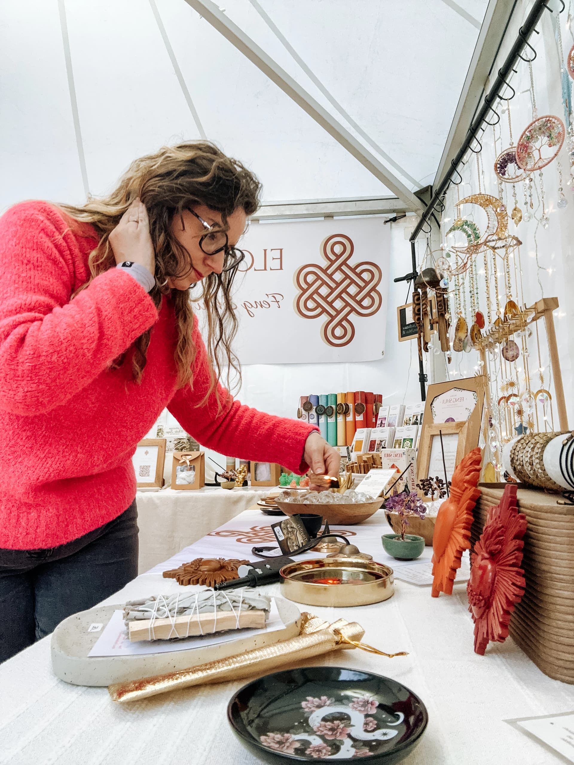 Élodie lors d'un événement Feng Shui